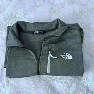 The North Face Gordon Lyons Fleece Men's 1/4 Zip Pullover size S Heathered‎ Grey